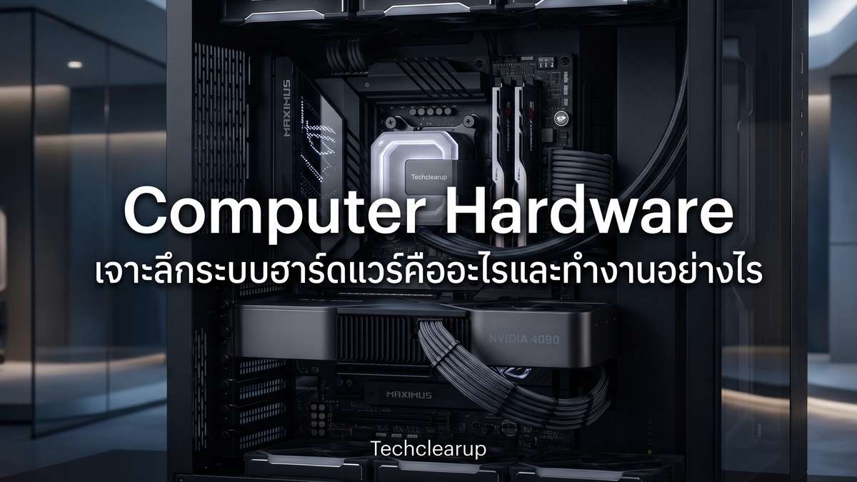 Computer Hardware เจาะลึกระบบฮาร์ดแวร์คืออะไรและทำงานอย่างไร