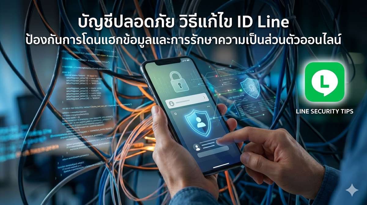 บัญชีปลอดภัย วิธีแก้ไข ID Line ป้องกันการโดนแฮกข้อมูลและการรักษาความเป็นส่วนตัวออนไลน์