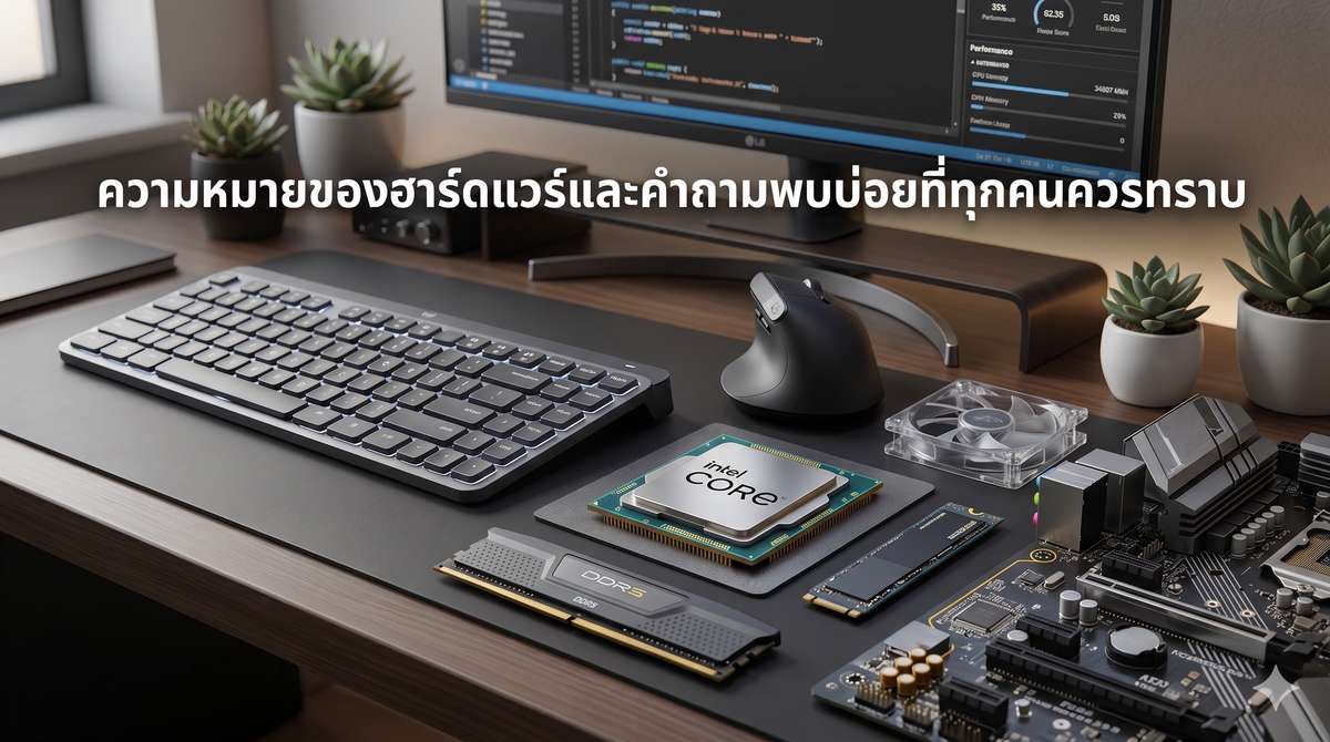 ความหมายของฮาร์ดแวร์และคำถามพบบ่อยที่ทุกคนควรทราบ