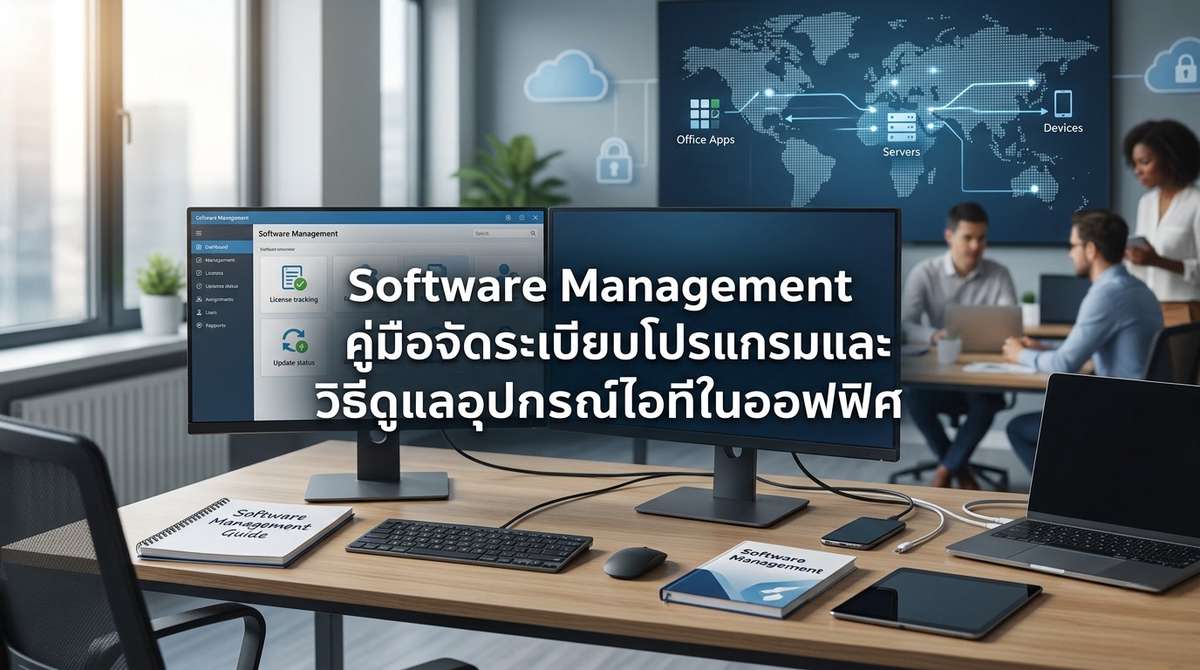 Software Management : คู่มือจัดระเบียบโปรแกรมและวิธีดูแลอุปกรณ์ไอทีในออฟฟิศ